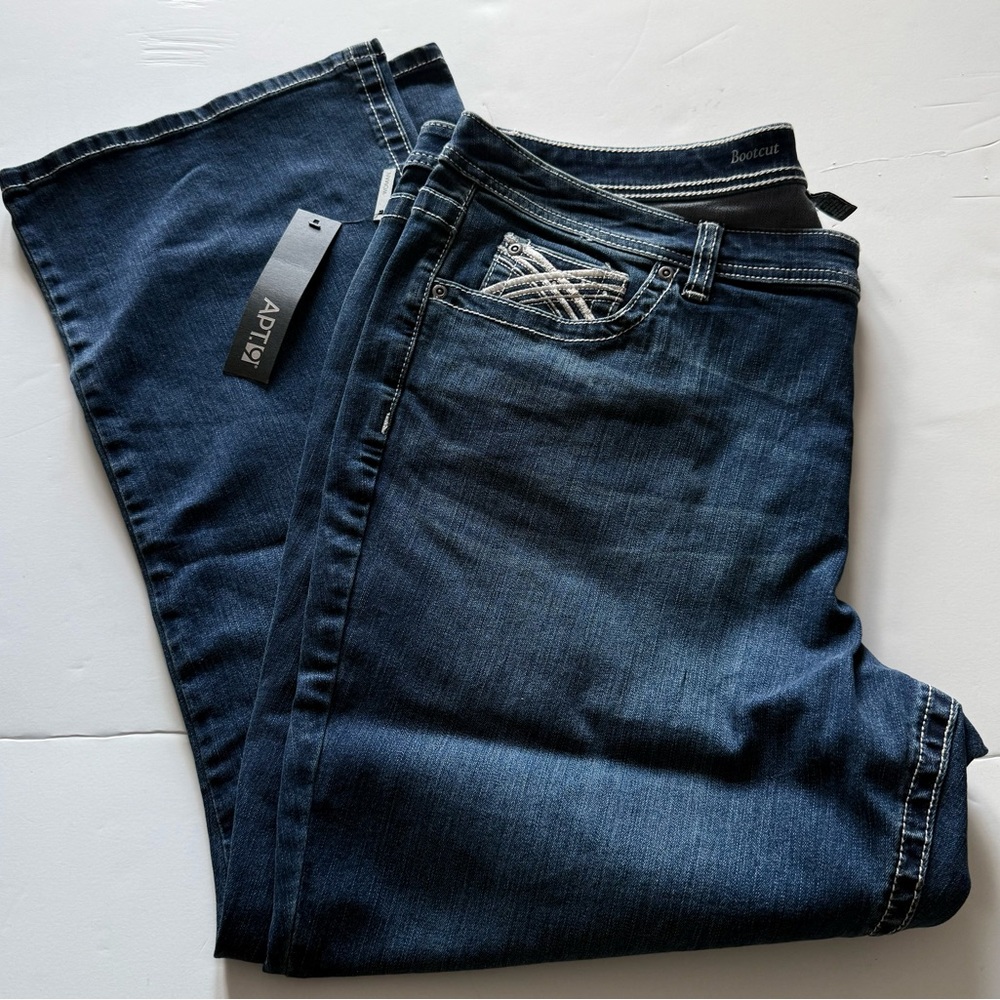 New women's 20WS preppy bootcut bling jeans